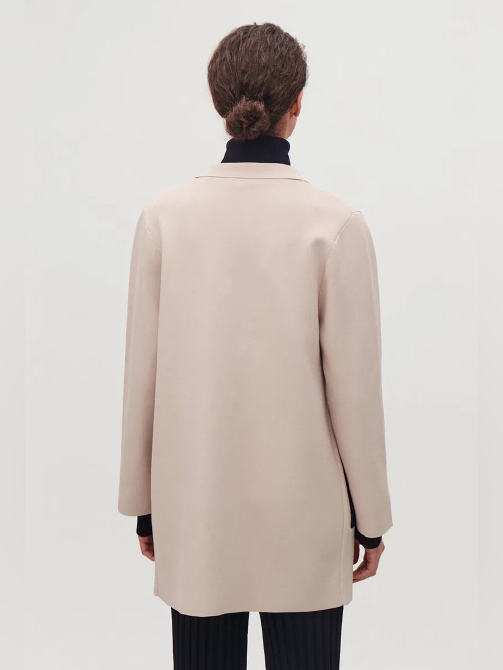 COS Long Structured-Knit Jacket - Picture 2 of 11